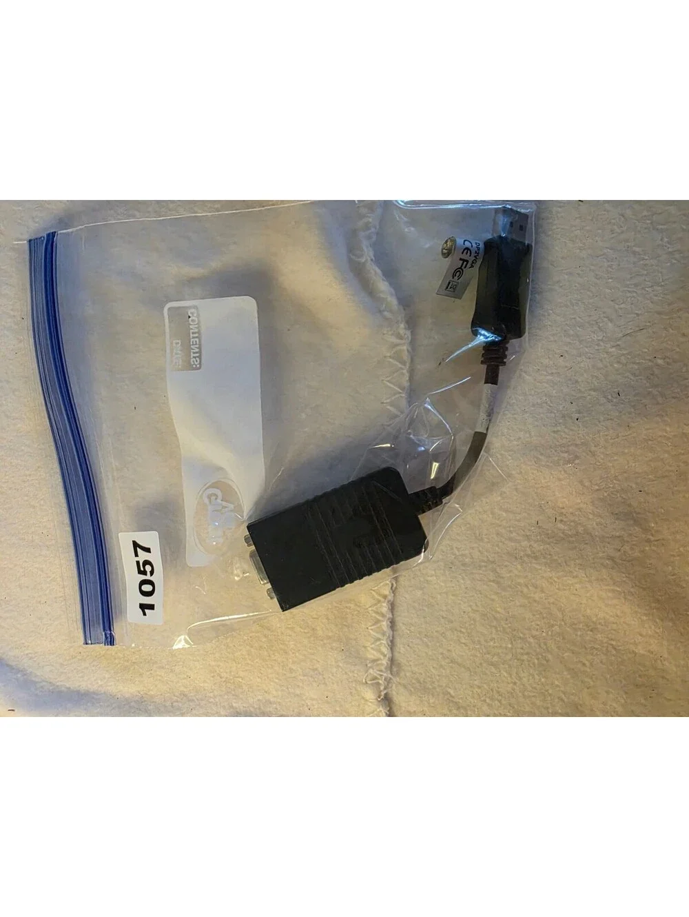 USB-A to VGA Female Display Adapter External Monitor Converter Untested